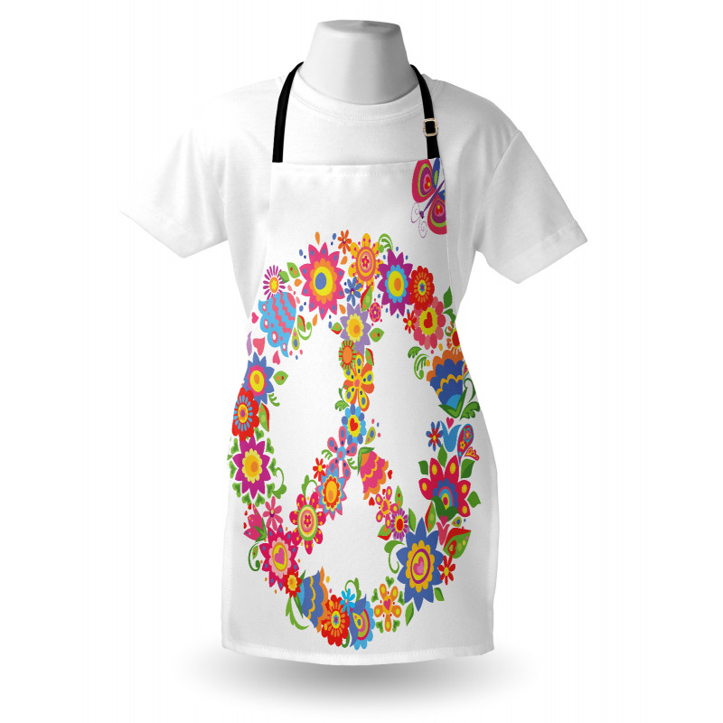 Peace Equality Flower Apron