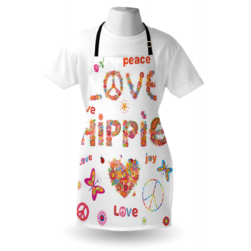 Love Hippie Vivid Floral Apron