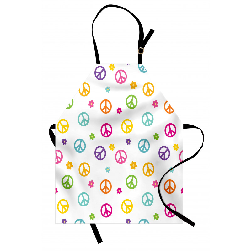 Old Peace Sign Apron