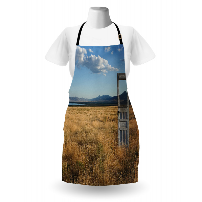 Field with Mountains Apron