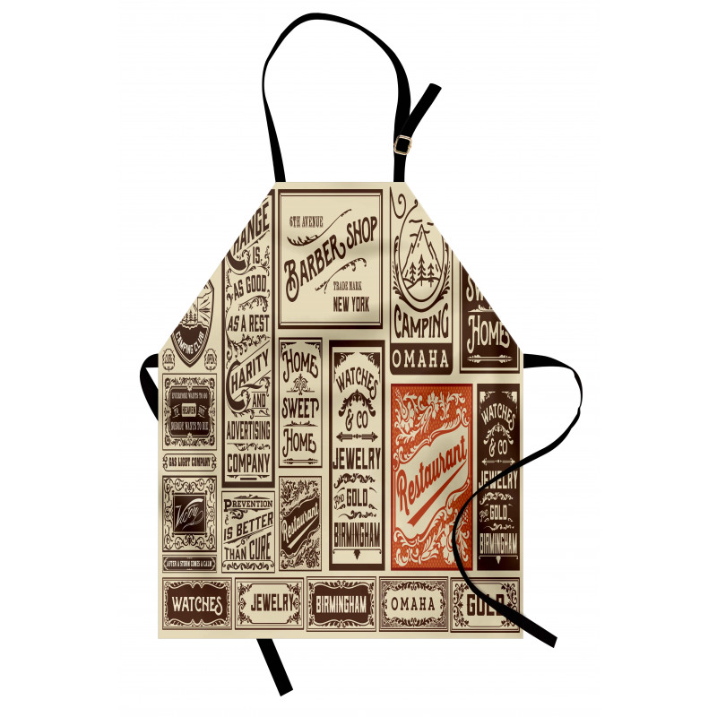 Pack Old Advertising Apron