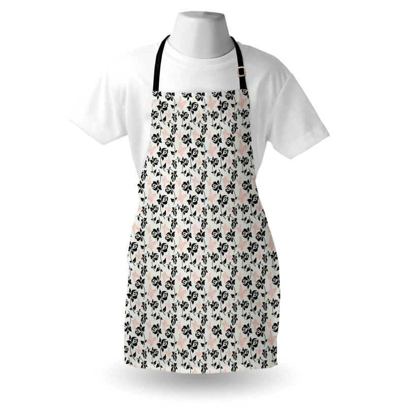 Roses and Butterflies Art Apron