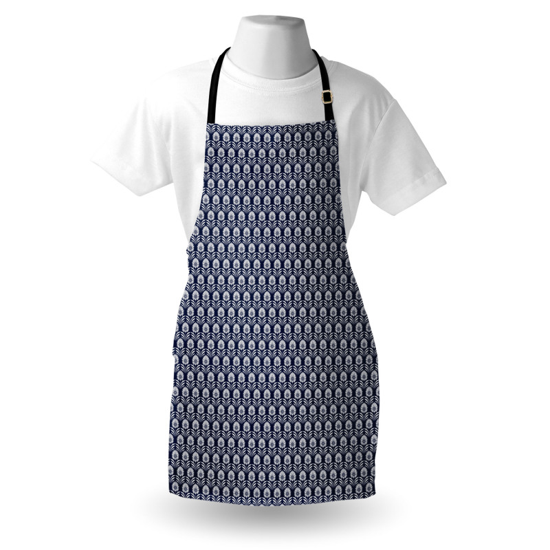 Folkloric Floral Monochrome Apron