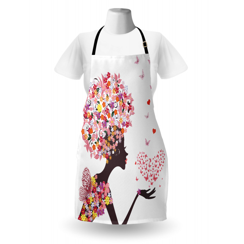 Butterflies Blossoms Apron