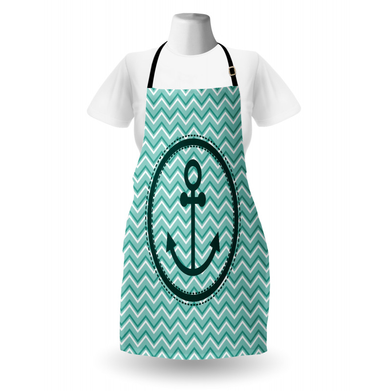 Zig Zag Pattern Apron