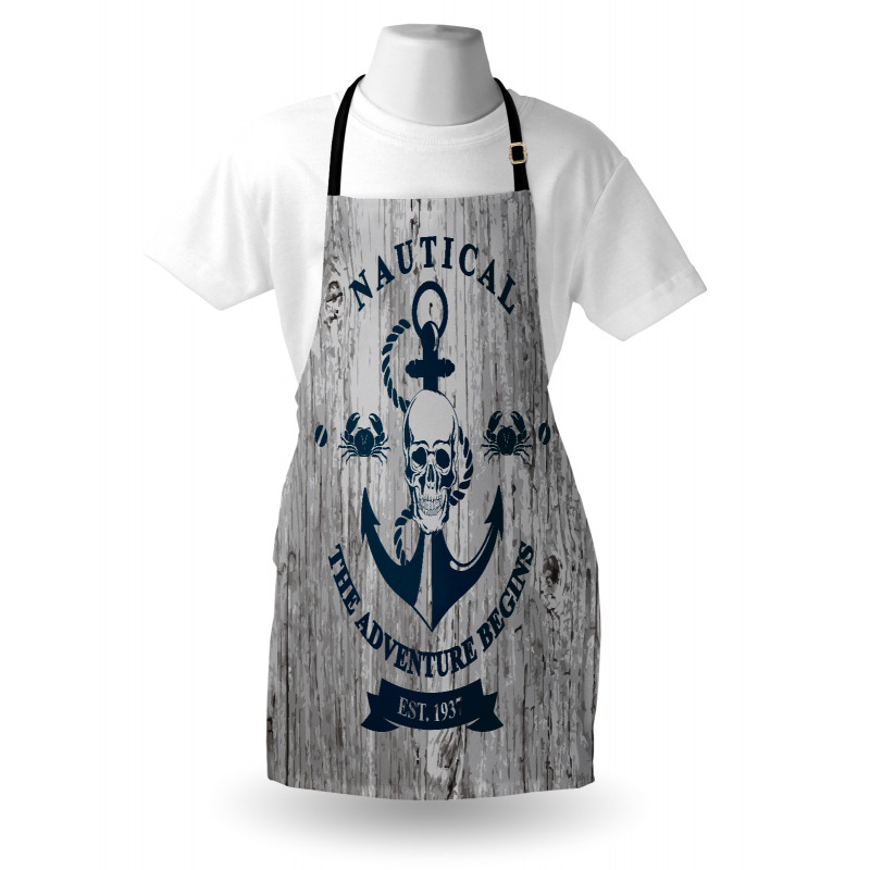 Anchor Skull Rope Sea Apron