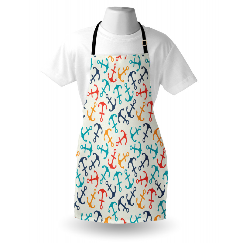 Anchor Shape in Lines Apron