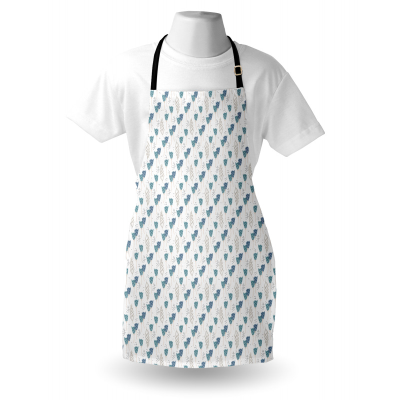 Botanical Blossoming Tulip Apron