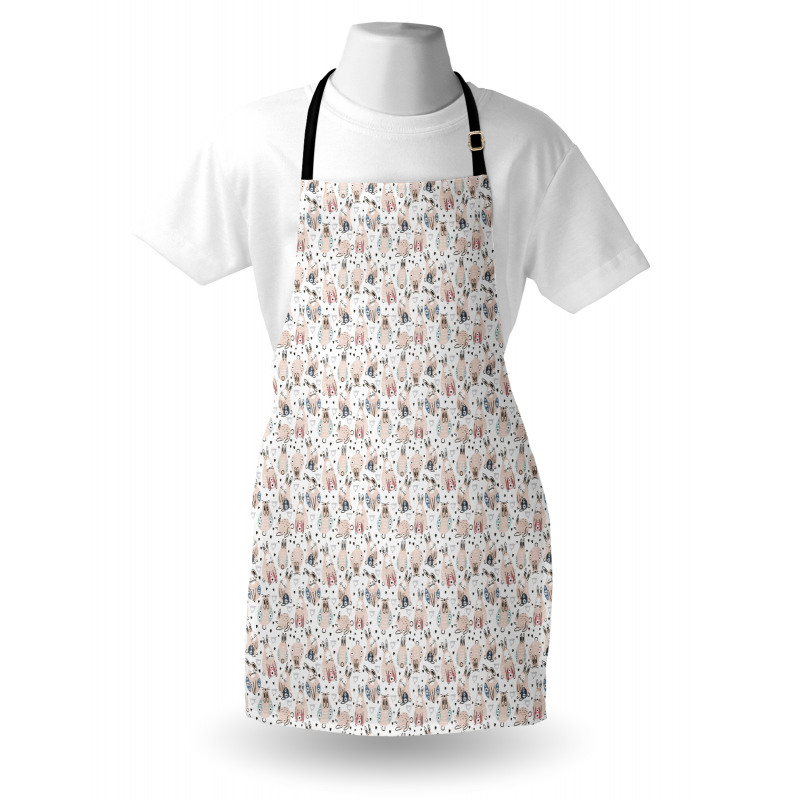 Rabbits with Flowers Apron