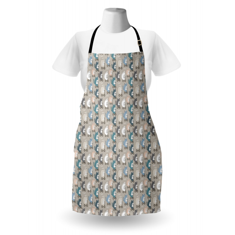 Kitties Cat Art Apron