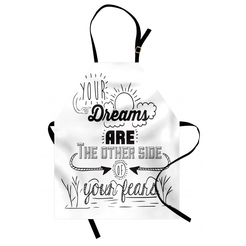 Optimistic Winner Slogan Apron