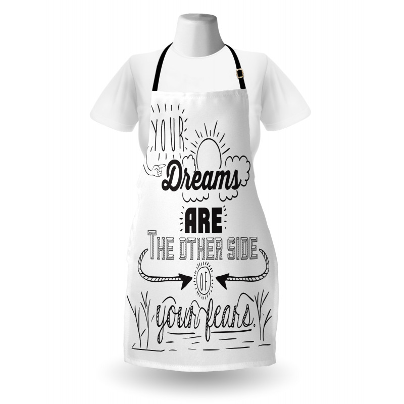 Optimistic Winner Slogan Apron