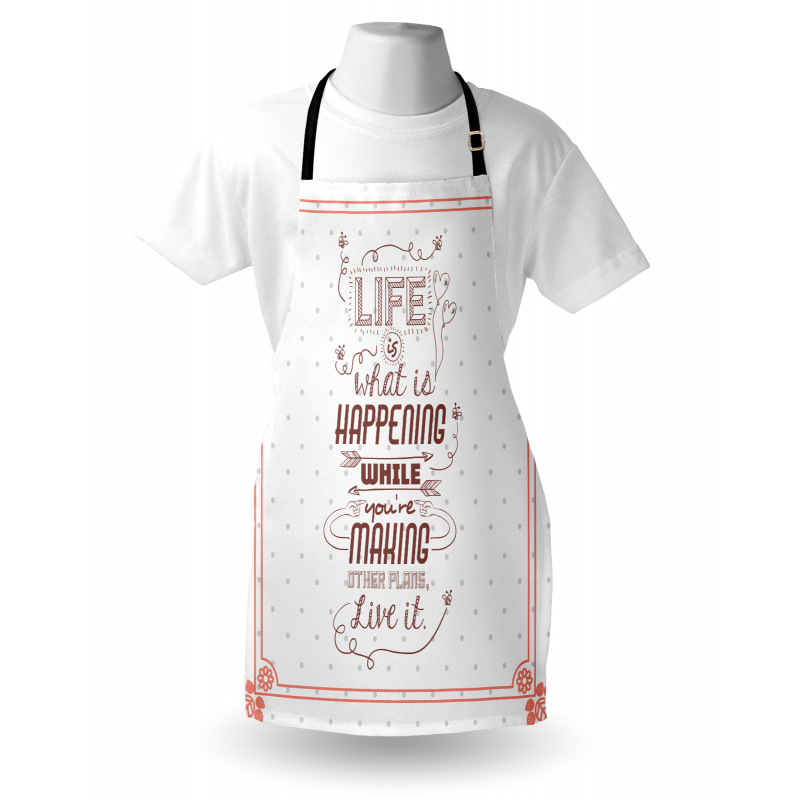 Motivational Attitude Art Apron