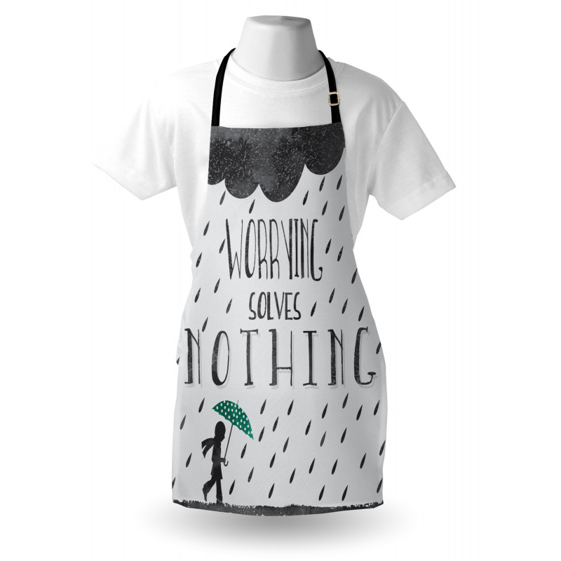 Worrying Solves Nothing Apron