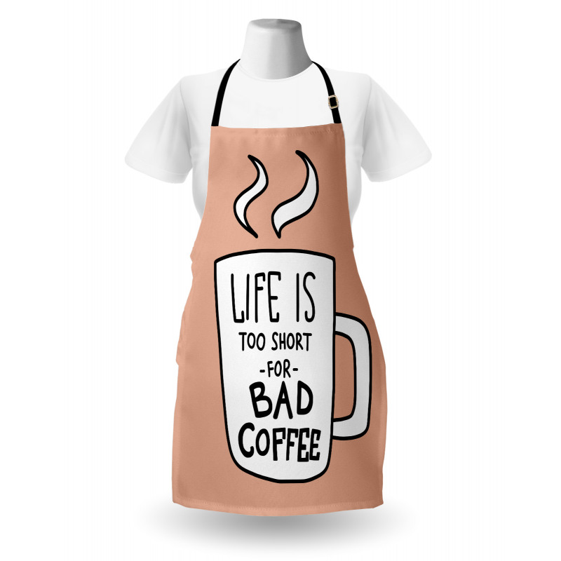 Coffee Lover Mug Concept Apron