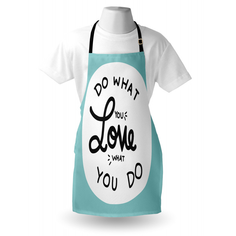 Positive Simple Wording Apron