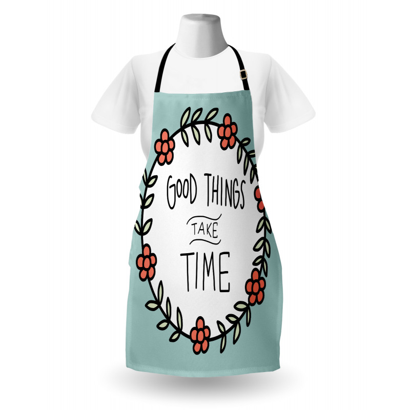 Things Take Time Apron