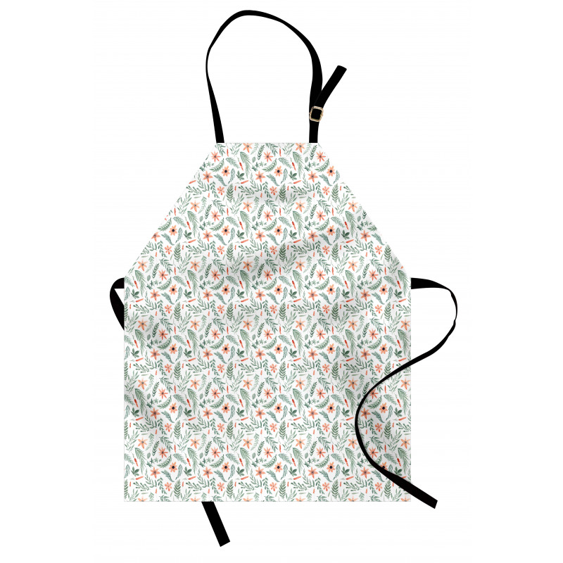 Watercolor Petals Beauty Apron