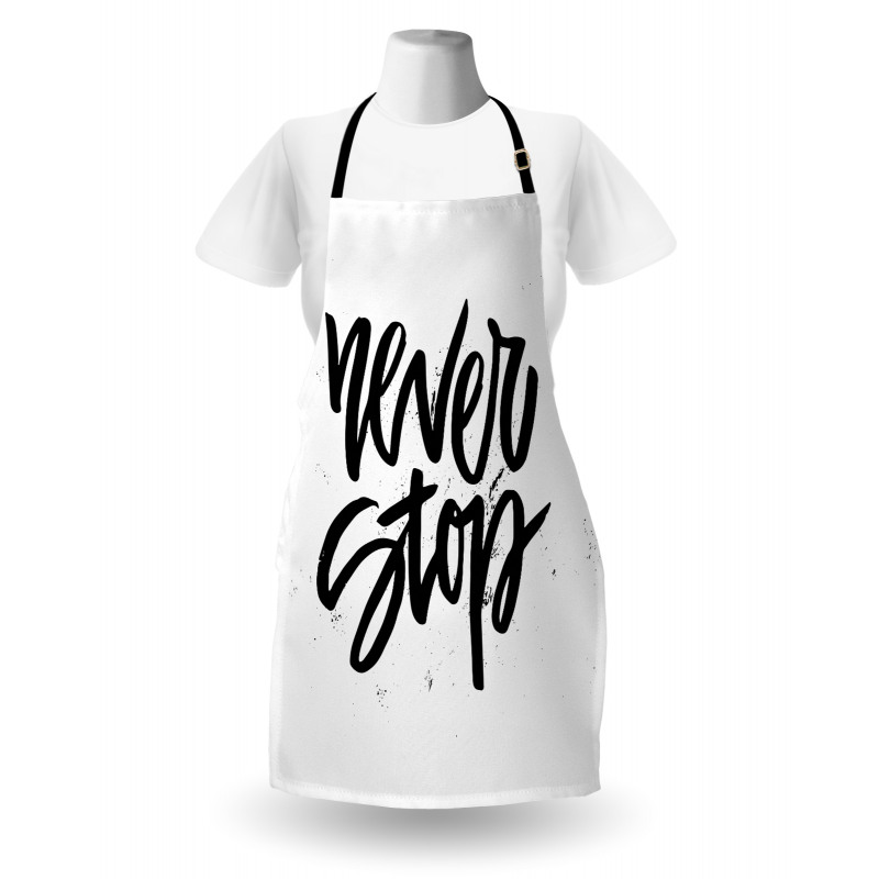 Never Stop Lettering Apron