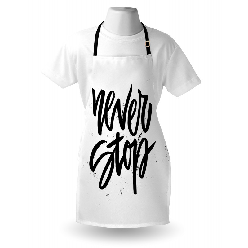 Never Stop Lettering Apron