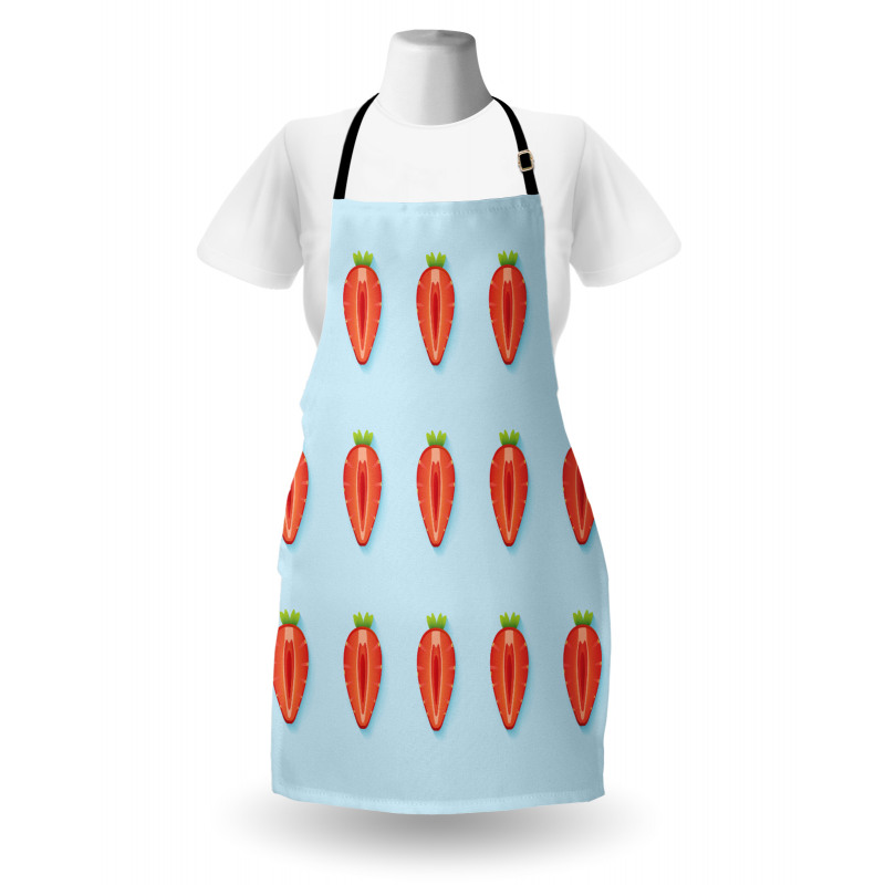 Symmetric Halved Strawberry Apron