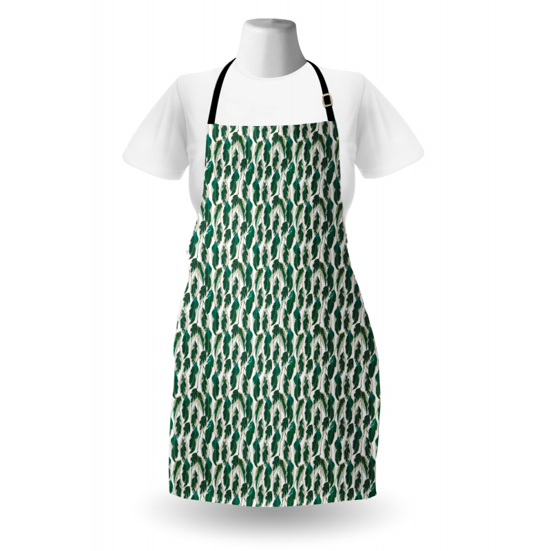 Tropic Forest Leaf Motif Apron