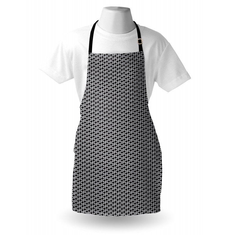 Abstract Classic Wavy Ovals Apron