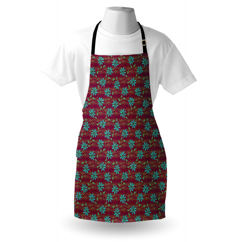 Vivid Garden Buds Blooming Apron