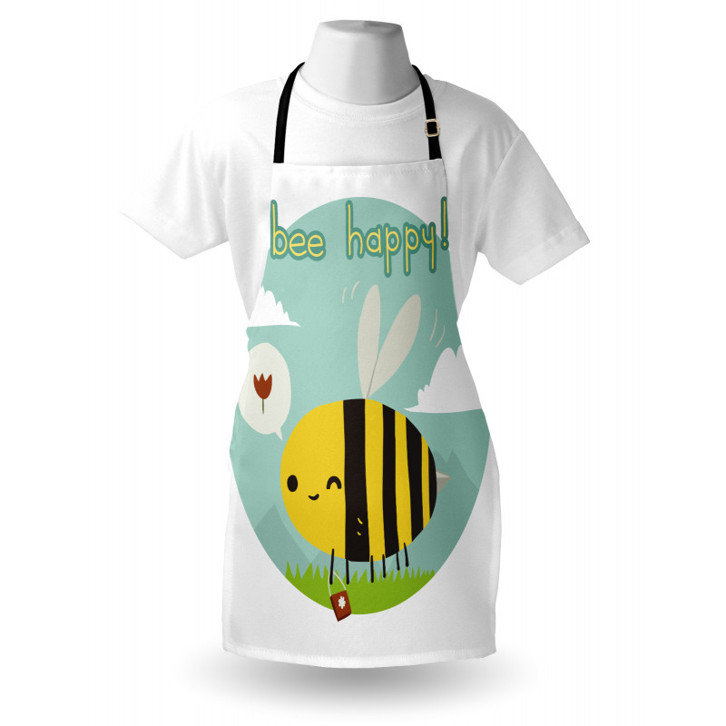 Bee Happy Doodle Apron