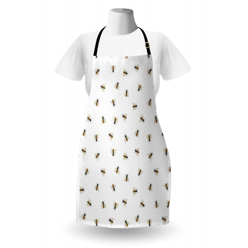 Flying Insects Pattern Apron