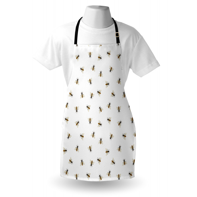 Flying Insects Pattern Apron