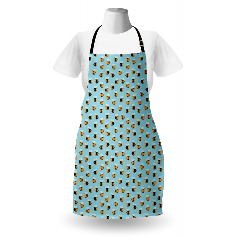 Striped Smiling Apron