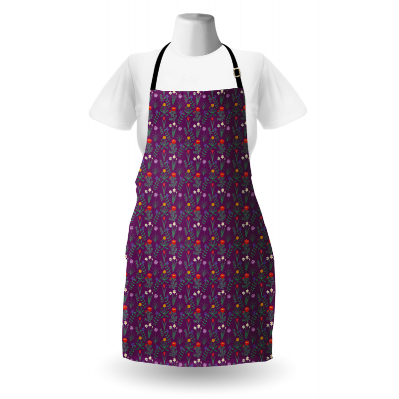 Various Spring Flowers Apron