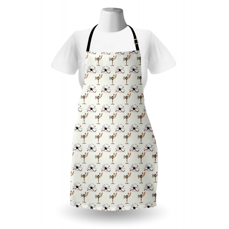 Quirky Colorful Characters Apron