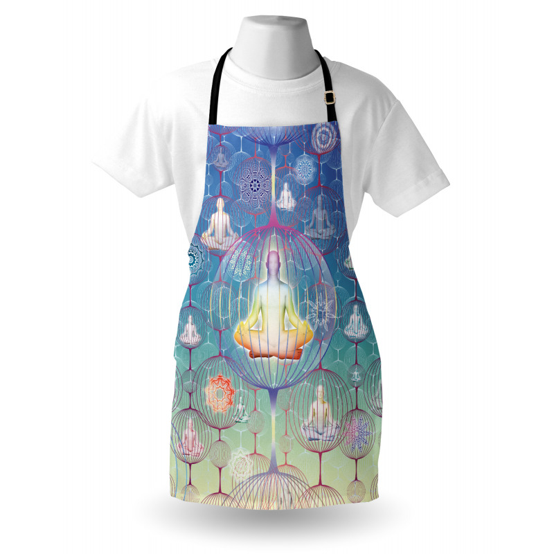 Meditation Yoga Chakra Zen Apron