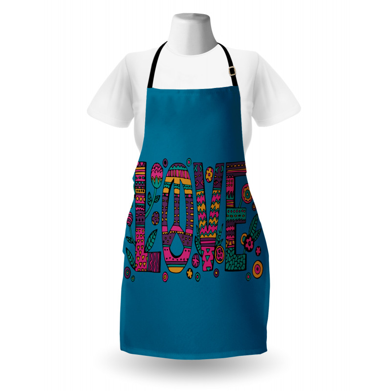Love Wording in Hip Style Apron