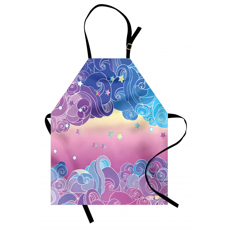 Clouds and Stars Apron