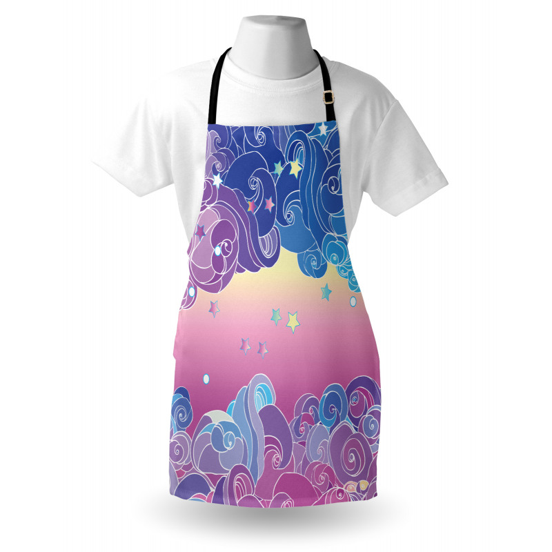 Clouds and Stars Apron