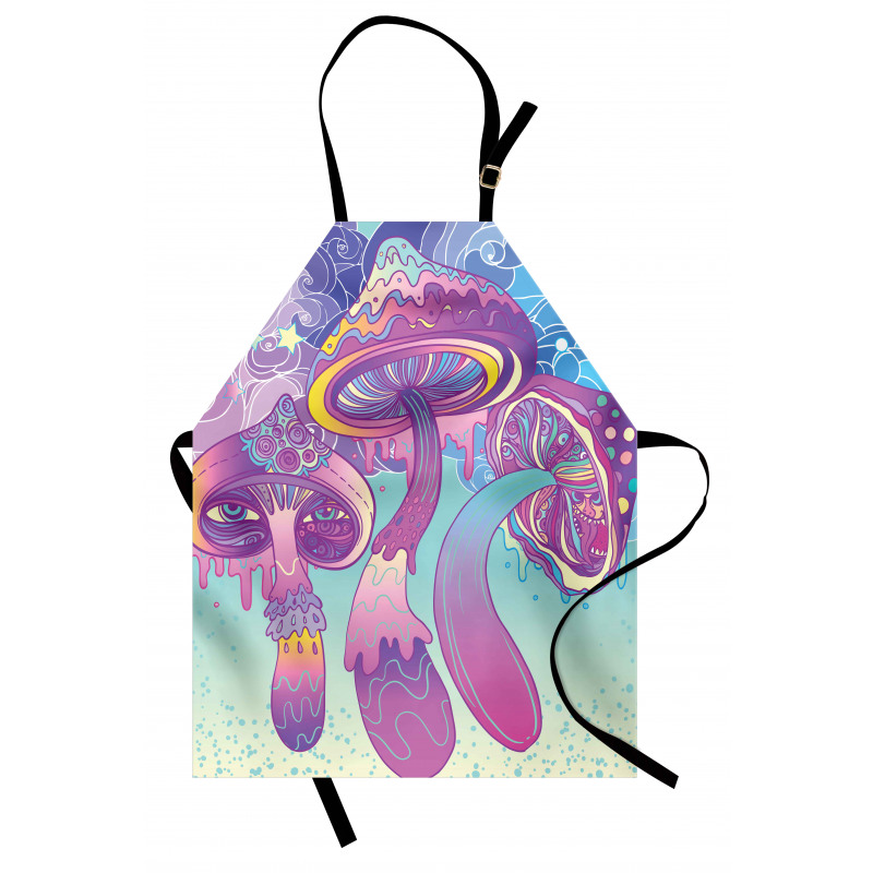 Trippy Magic Mushrooms Apron