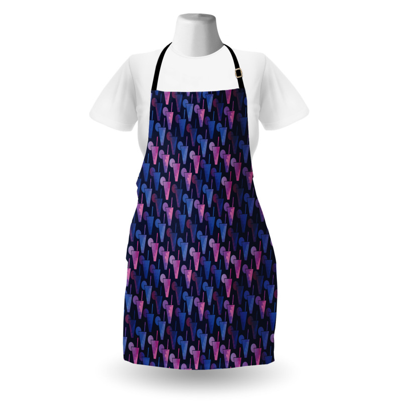 Polygonal Cocktail Art Apron