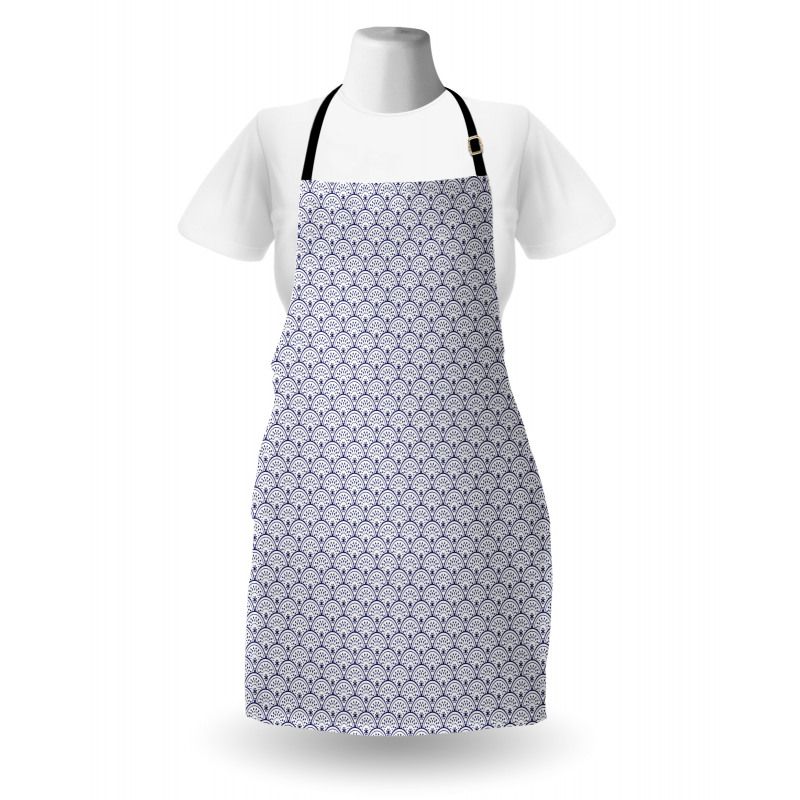 Floral Geometric Circles Apron