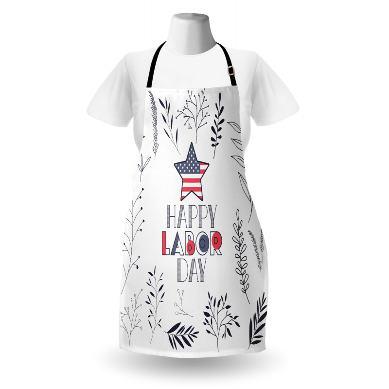 Floral and Leafy Concept Apron