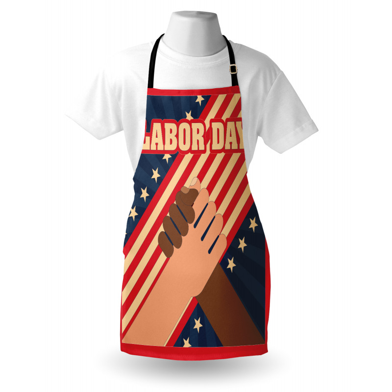 Hands Holding Apron