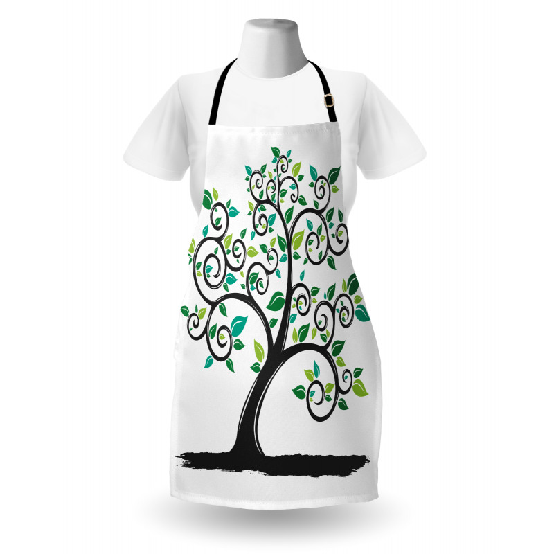 Abstract Minimalist Nature Apron