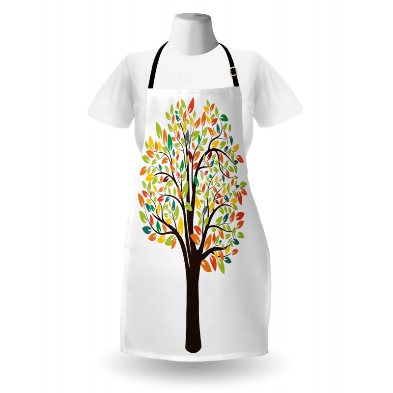 Autumnal Leaves Forest Flora Apron