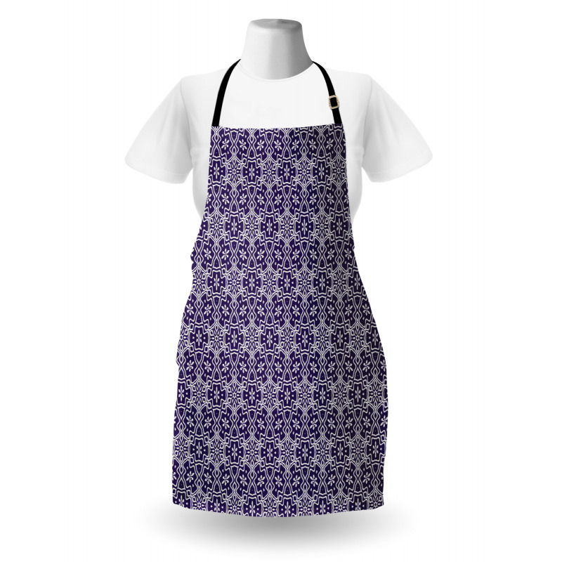 Mandala Inspired Floral Apron