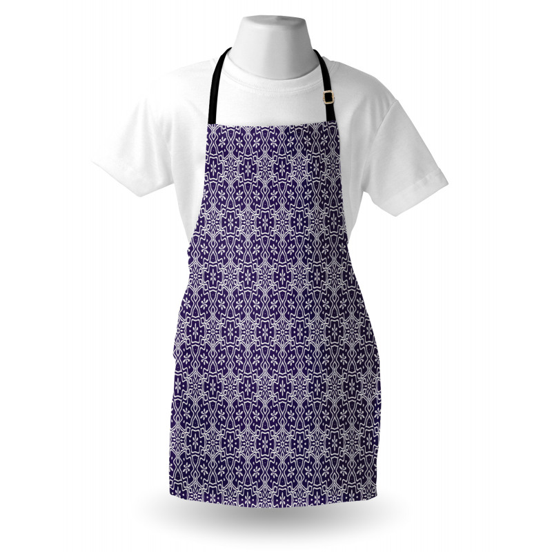 Mandala Inspired Floral Apron