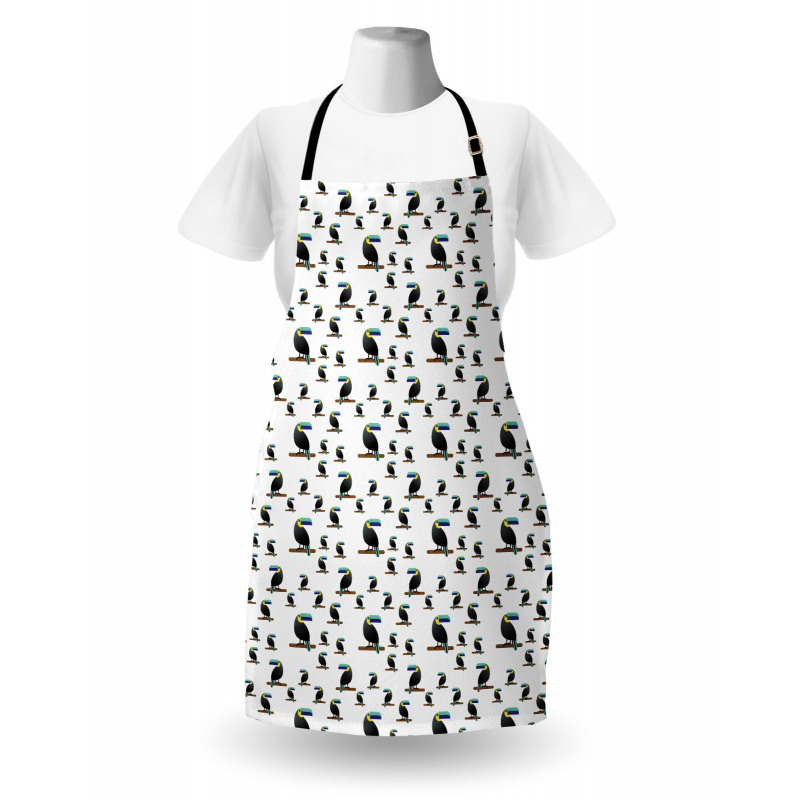 Tropical Toucan Bird Art Apron