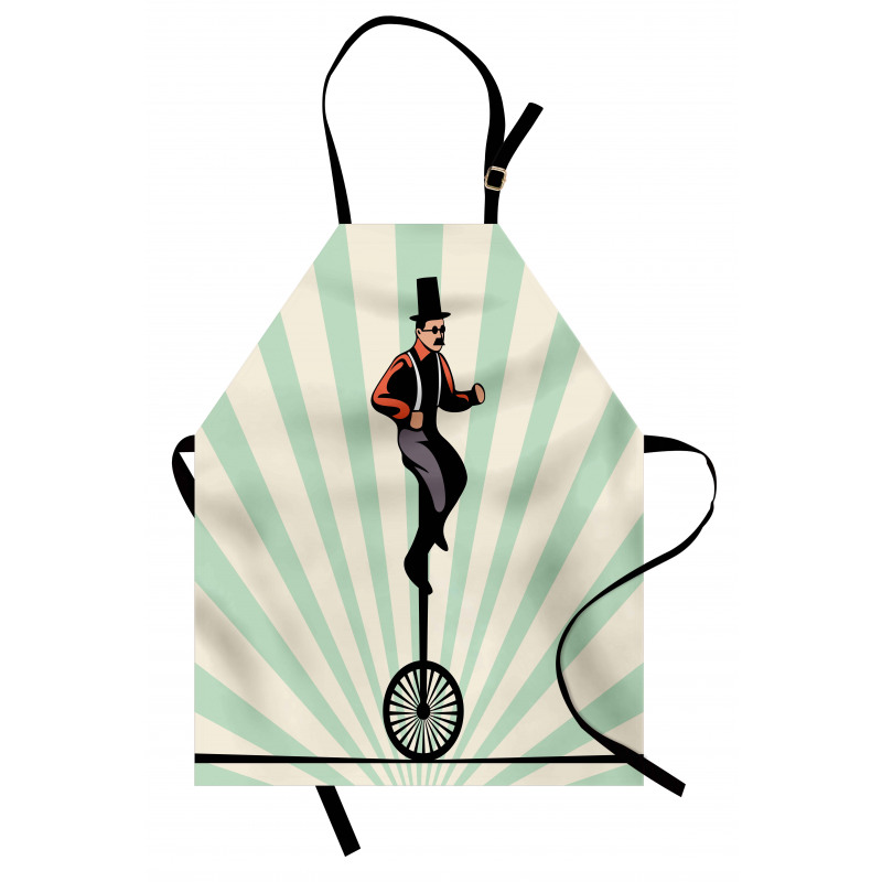 Citrus Man on Monowheel Art Apron