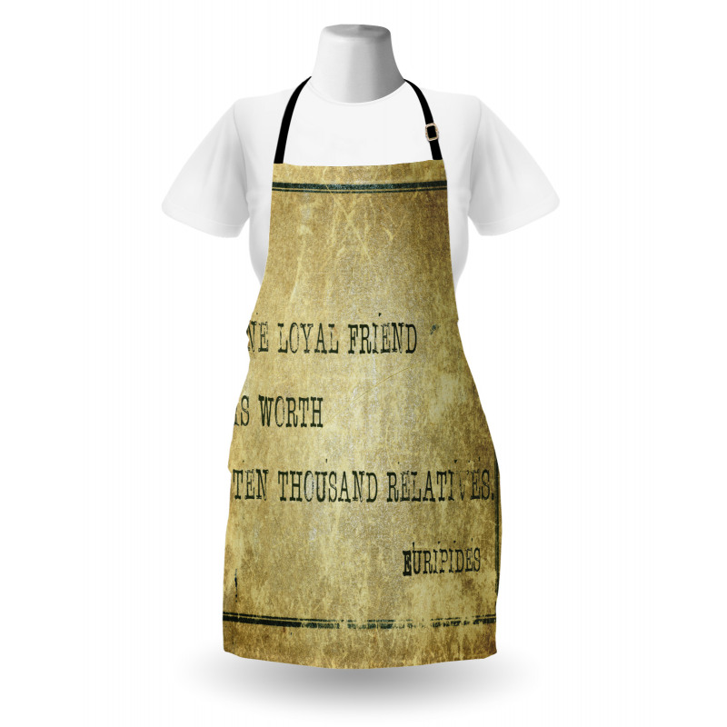 Euripides Sayings Art Apron